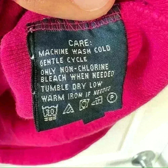 RALPH LAIREN POLO  FUSCHIA V NECK COTTON TSHIRT SIZE XL - Picture 8 of 8